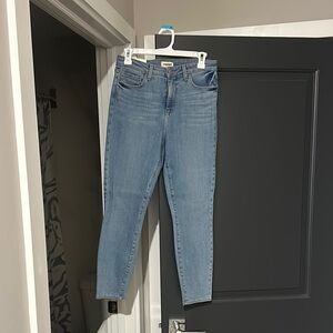 L'AGENCE Blue Skinny Jeans Ankle Length